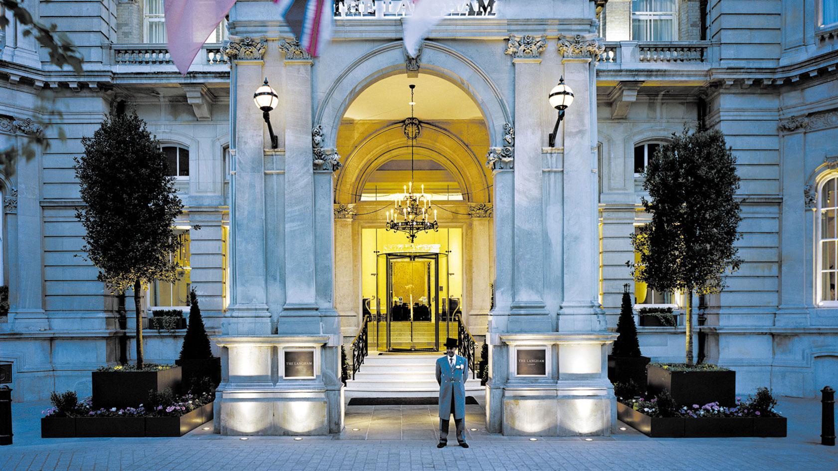 The Langham London Hotell Exteriör bild